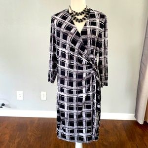 Black, White and Grey Dress